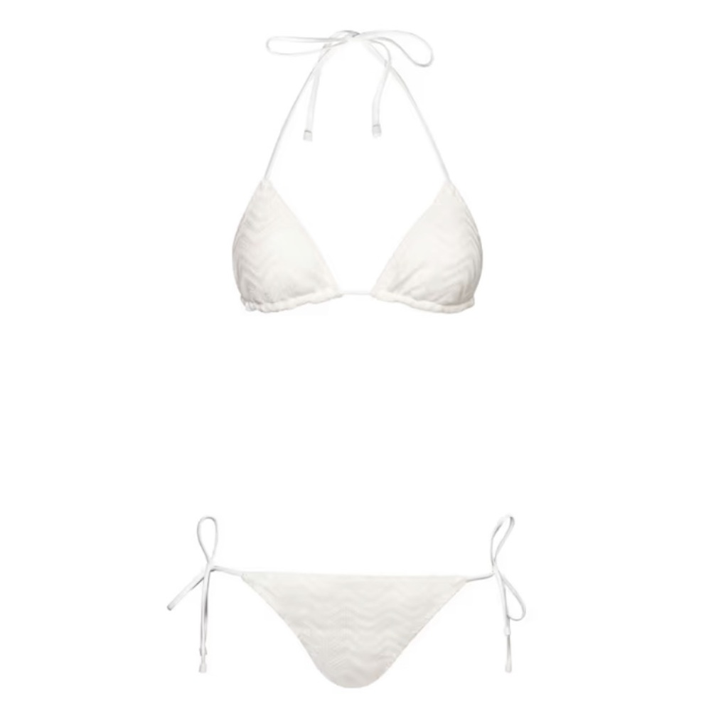 Missoni knit chevron bikini